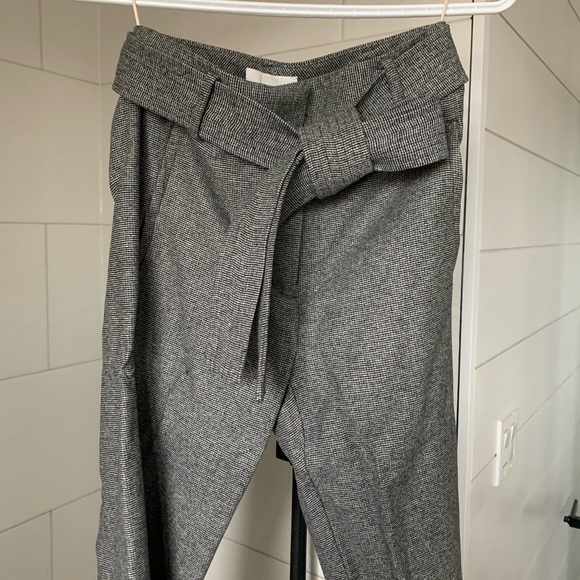 Aritzia Wilfred GREY The New Tie-Front Wool Cashmere 
Jallade Pant size 2 - Picture 2 of 5